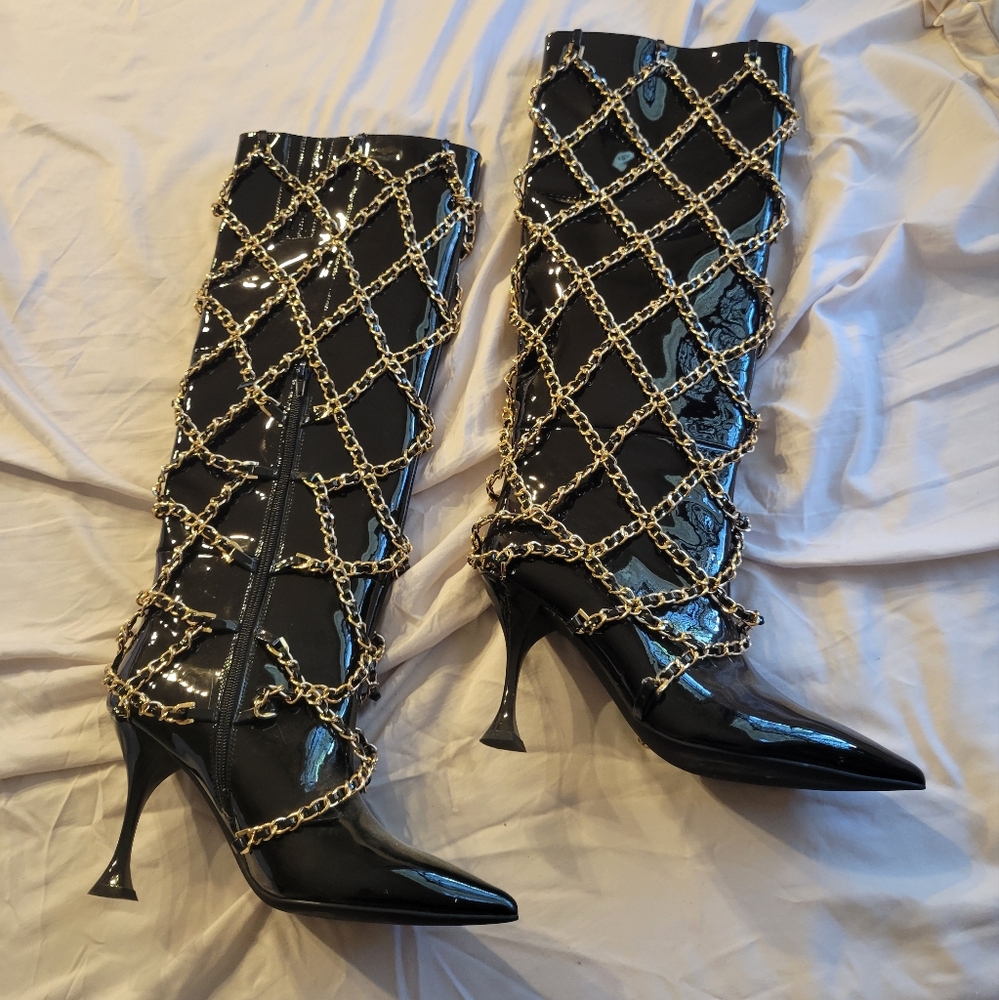 Jeffrey Campbell knee high boots